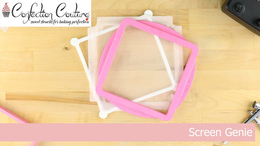 Introducing the Screen Genie for cookie airbrushing!