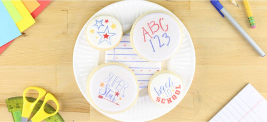 Super Star Back to School Cookies
