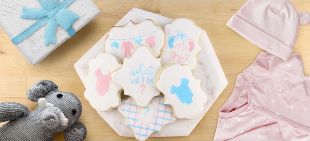 How to Make Adorable Gender Reveal Cookies!