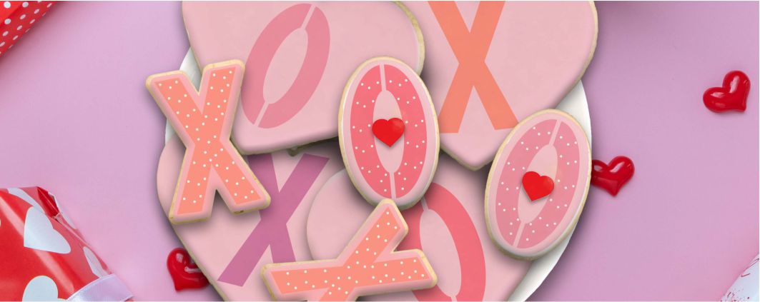 XO Valentine's Day Cookie Tutorial