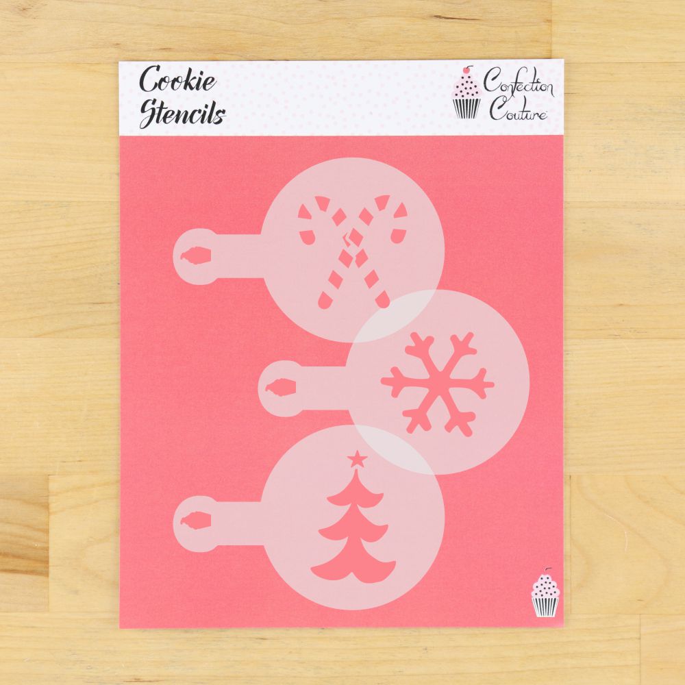Marspark 30-Piece Holiday Cookie Stencils Kit - Halloween, Thanksgiving & Christmas Reusable Templates For Baking, Latte Art & DIY Decor