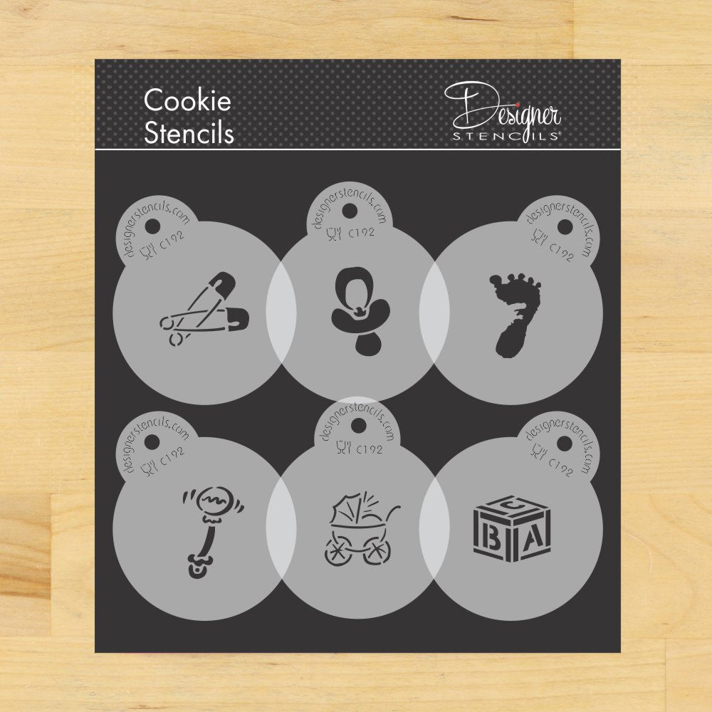 baby-shower-cookie-stencils-by-designer-stencils-confection-couture-stencils
