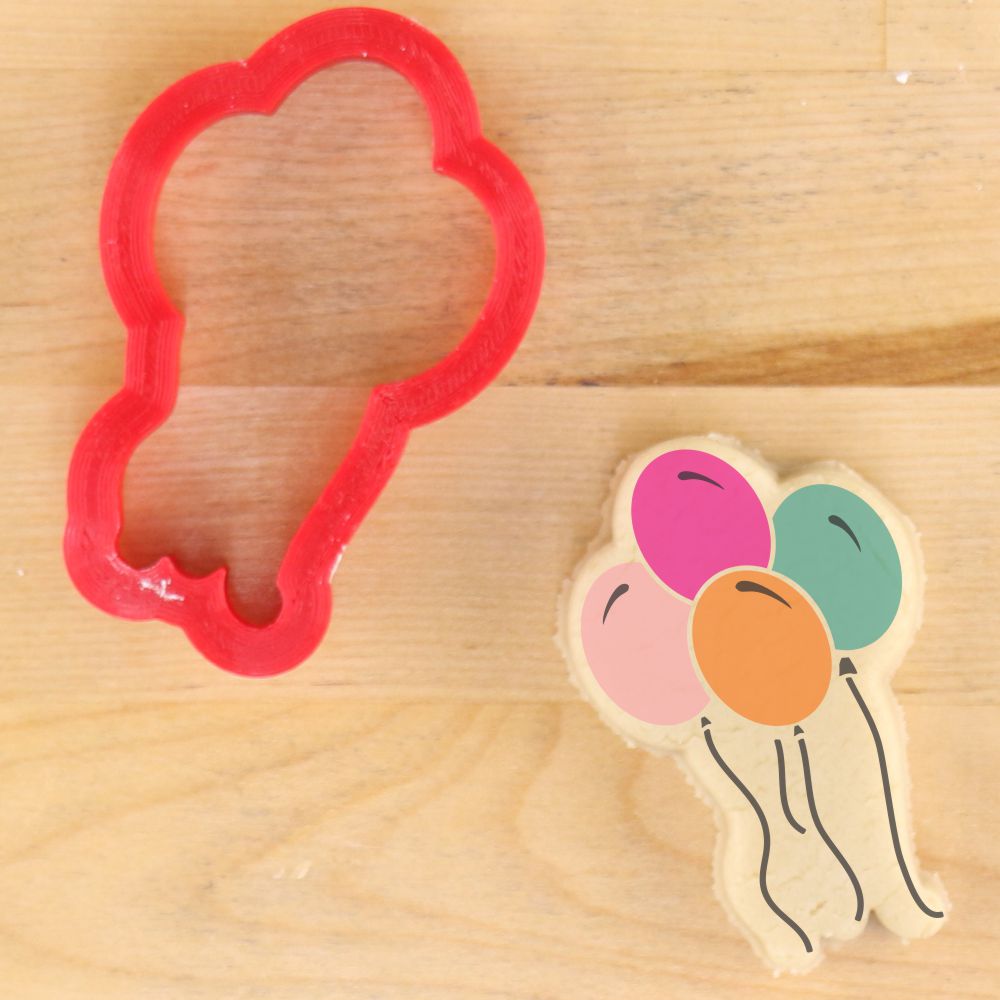 Birthday Balloons Cookie Cutter