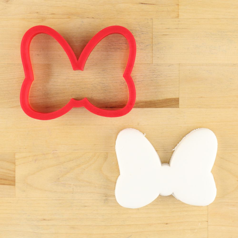 Large Bow Cookie Cutter for Minnie Mouse Cookies