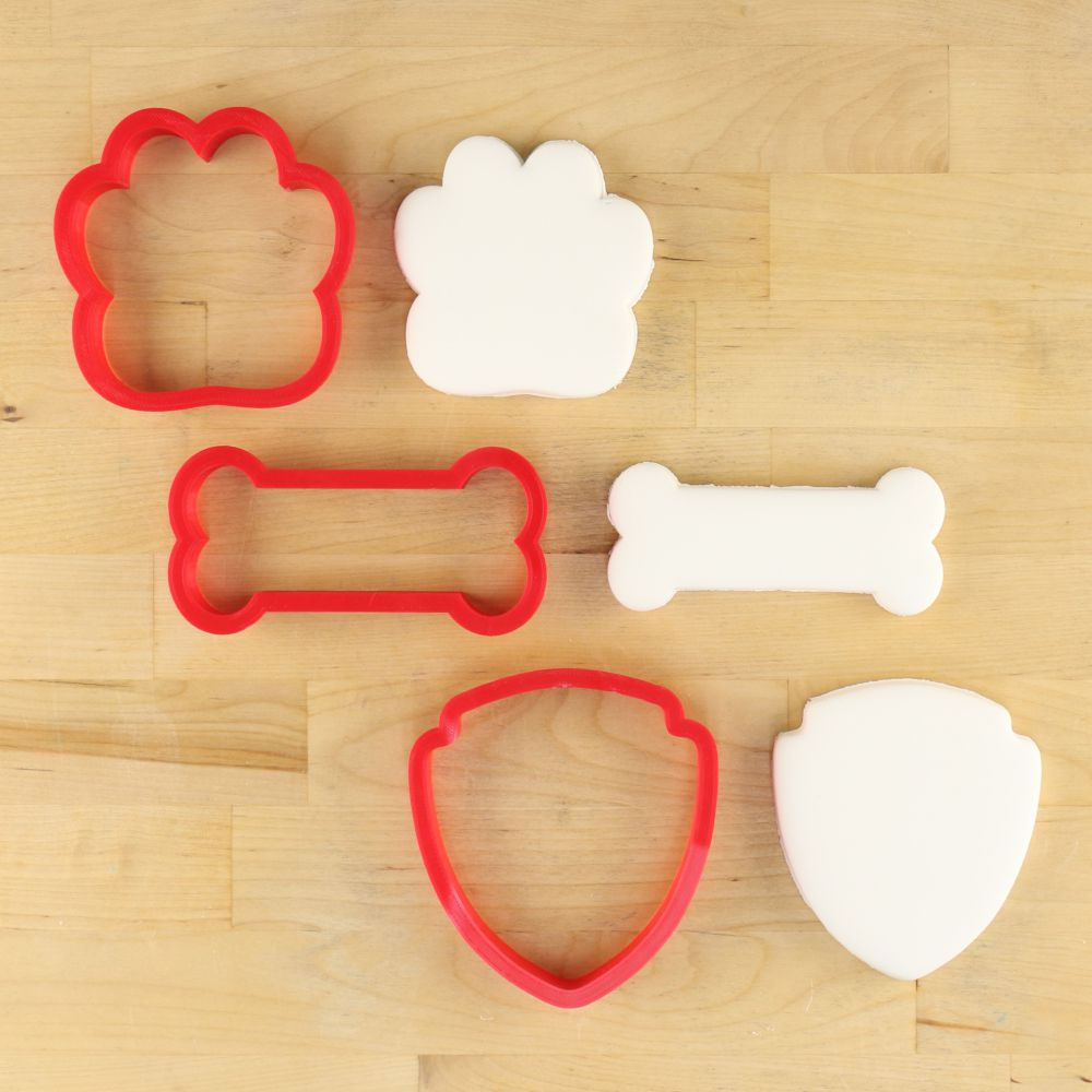 Paw Cartoon Cookie Cutter Set