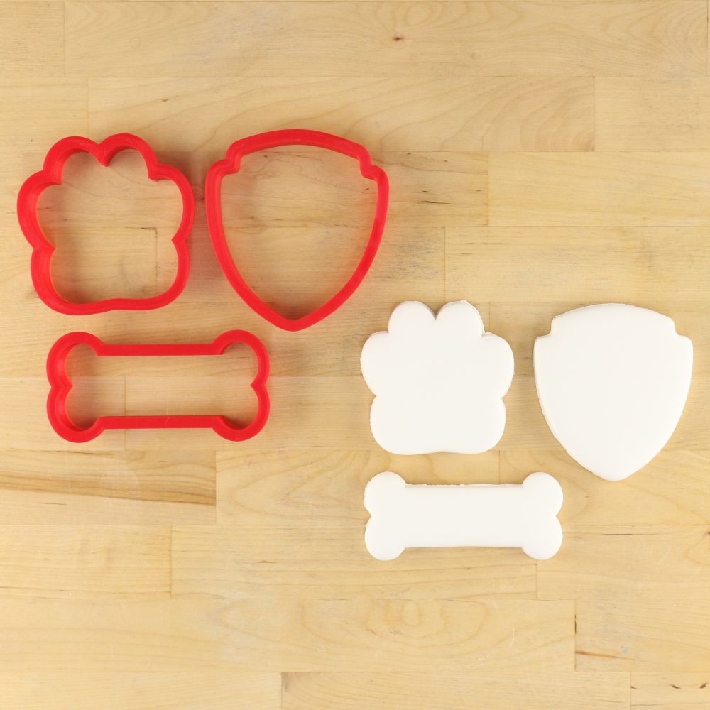 Paw Cartoon Cookie Cutter Set