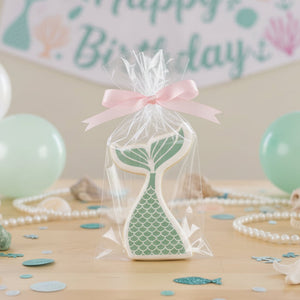 Mermaid Tail Cookie for birthday party favor