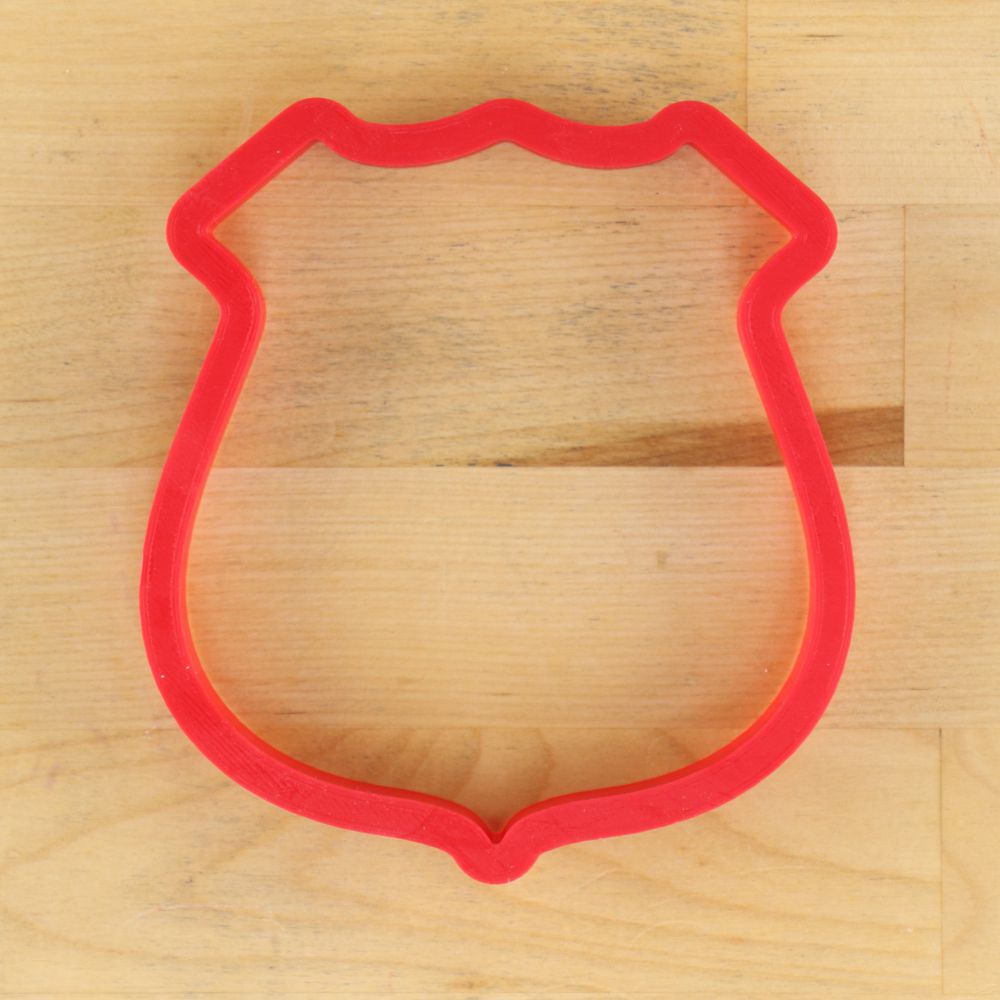 Police Badge Cookie Cutter