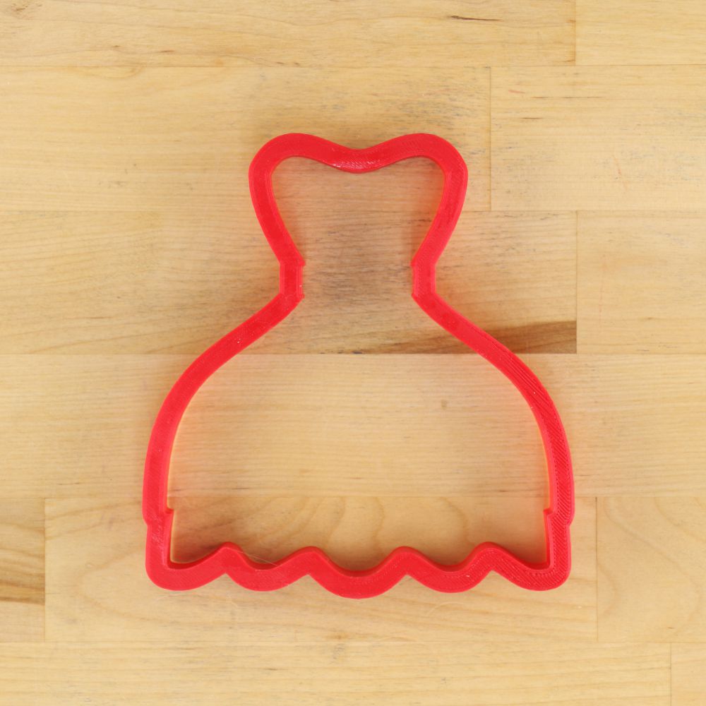 STRAPLESS DRESS COOKIE CUTTER