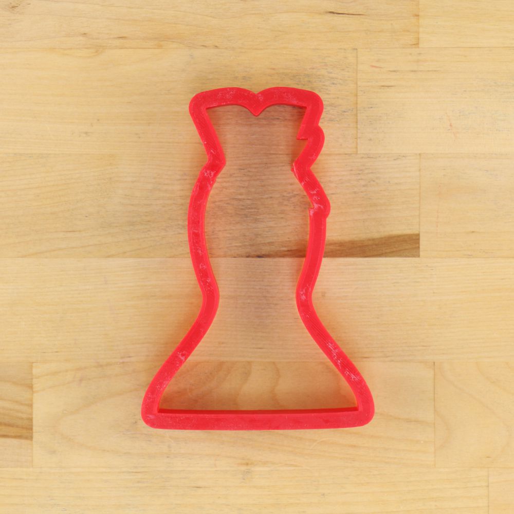 Slender Dress Wedding Cookie Cutter