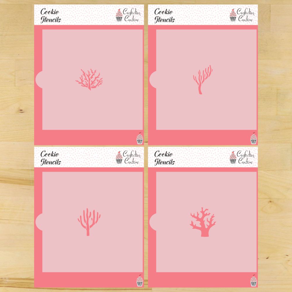 Sea Coral Cookie Stencils