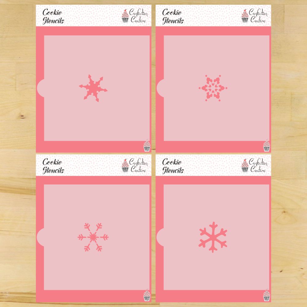 Snowflakes Cookie Stencil