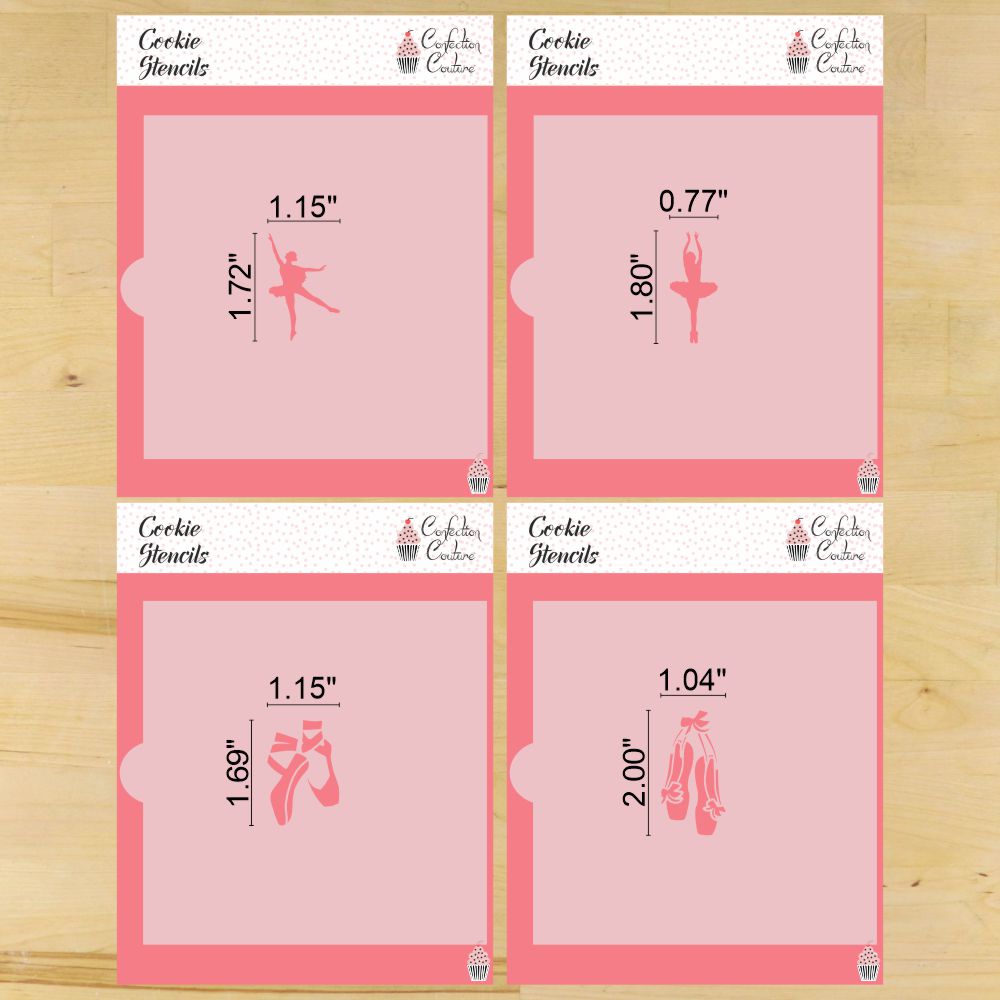 Ballerina Cookie Stencil