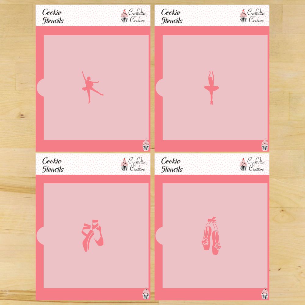 Ballerina Cookie Stencil