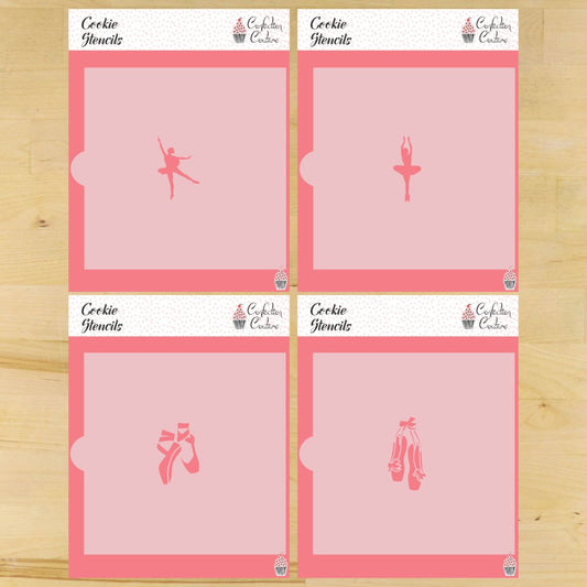 Ballerina Cookie Stencil