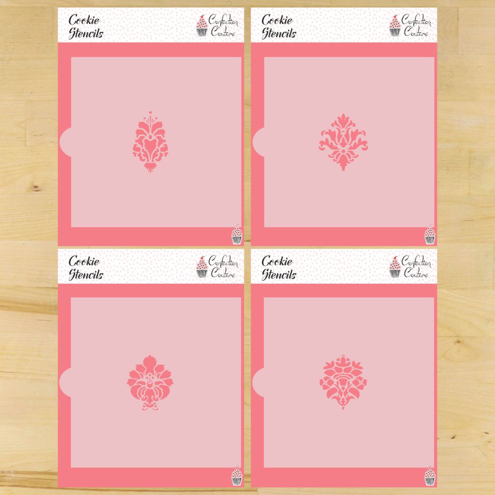 Damask Cookie Stencil