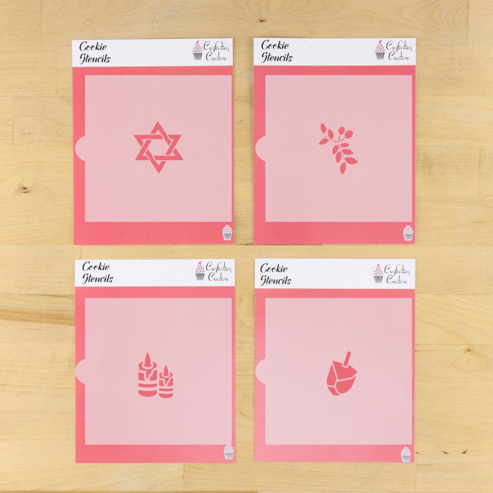 Hanukkah Trinkets Cookie Stencil