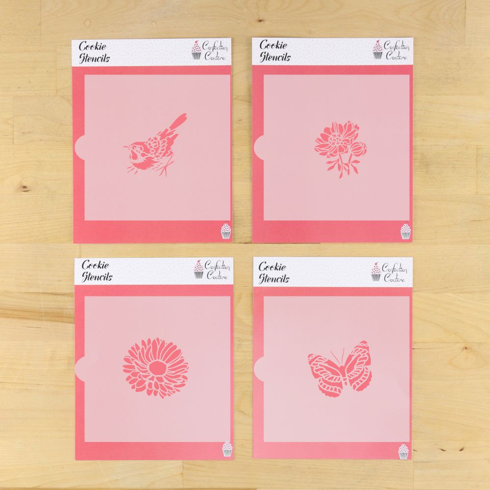 Spring Designs Cookie Stencil 4 piece bundle