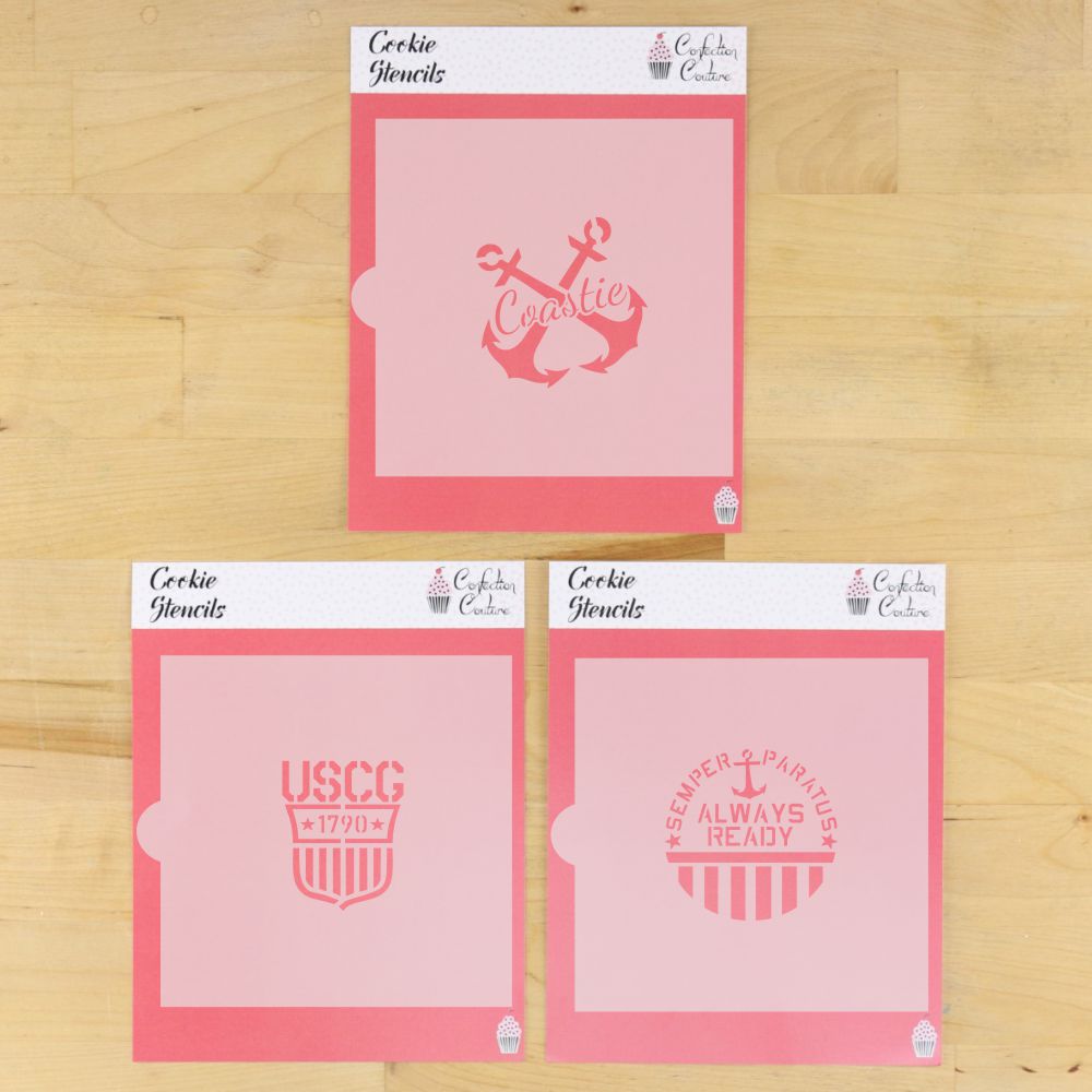 Semper Paratus Cookie Stencil