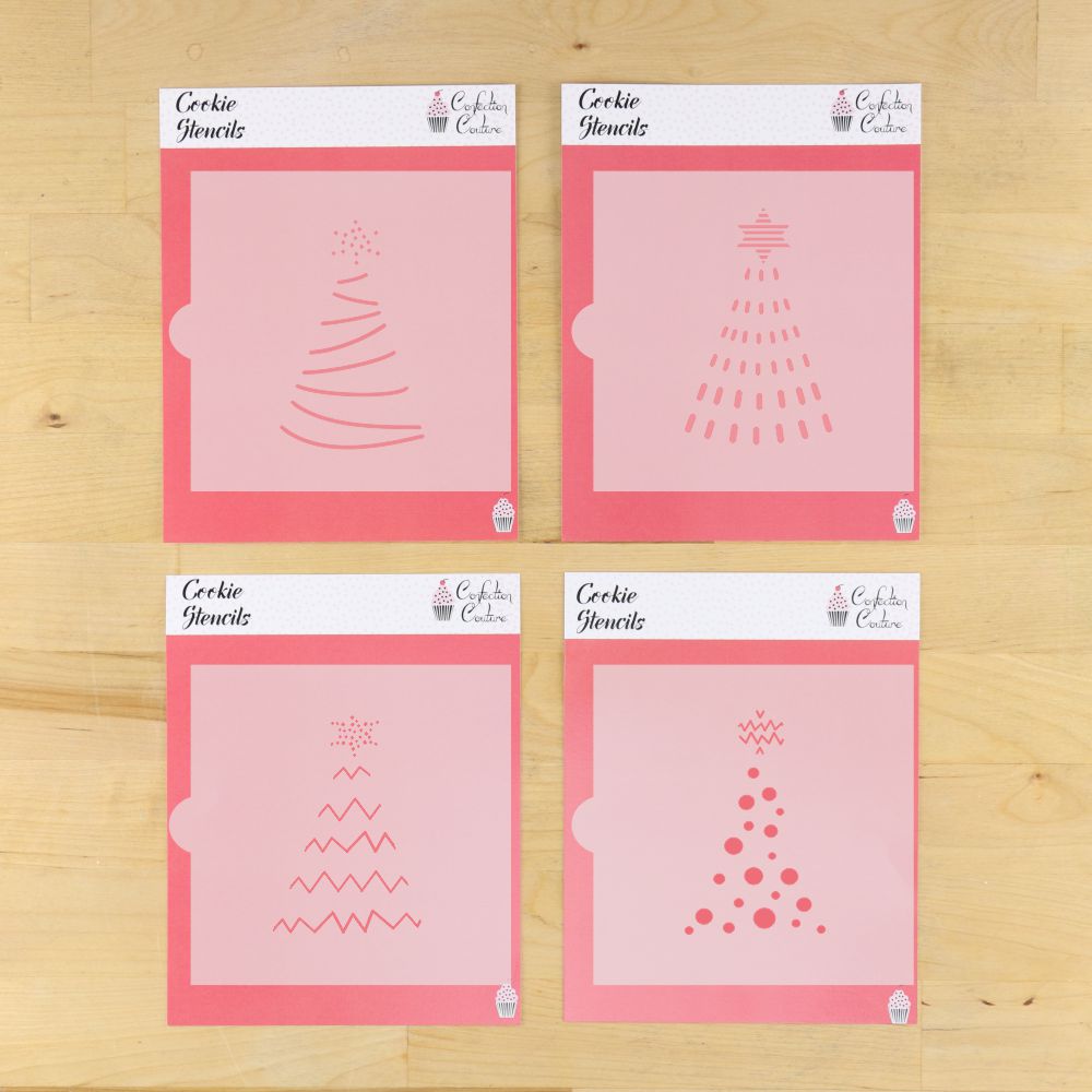 Christmas Tree Cookie Stencil Set