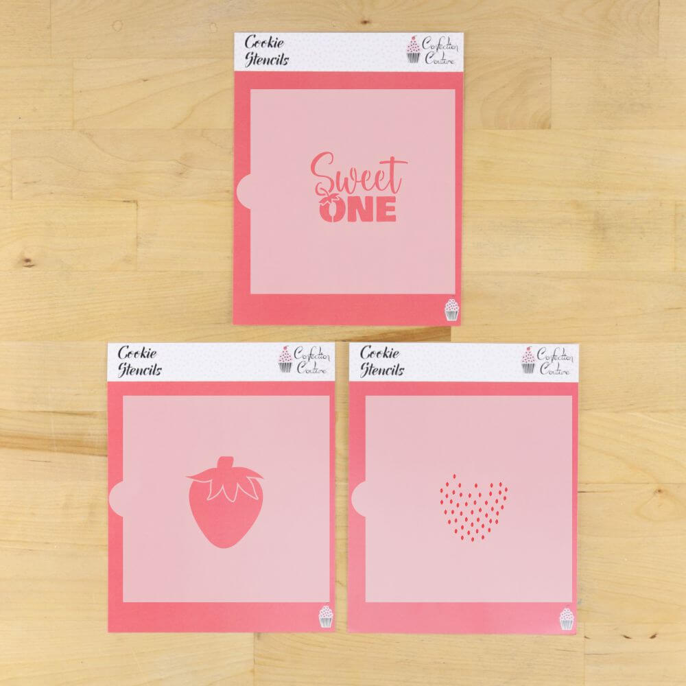 Sweet One Birthday Cookie Stencil