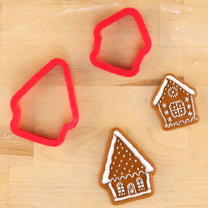 Gingerbread House Cookie Stencil
