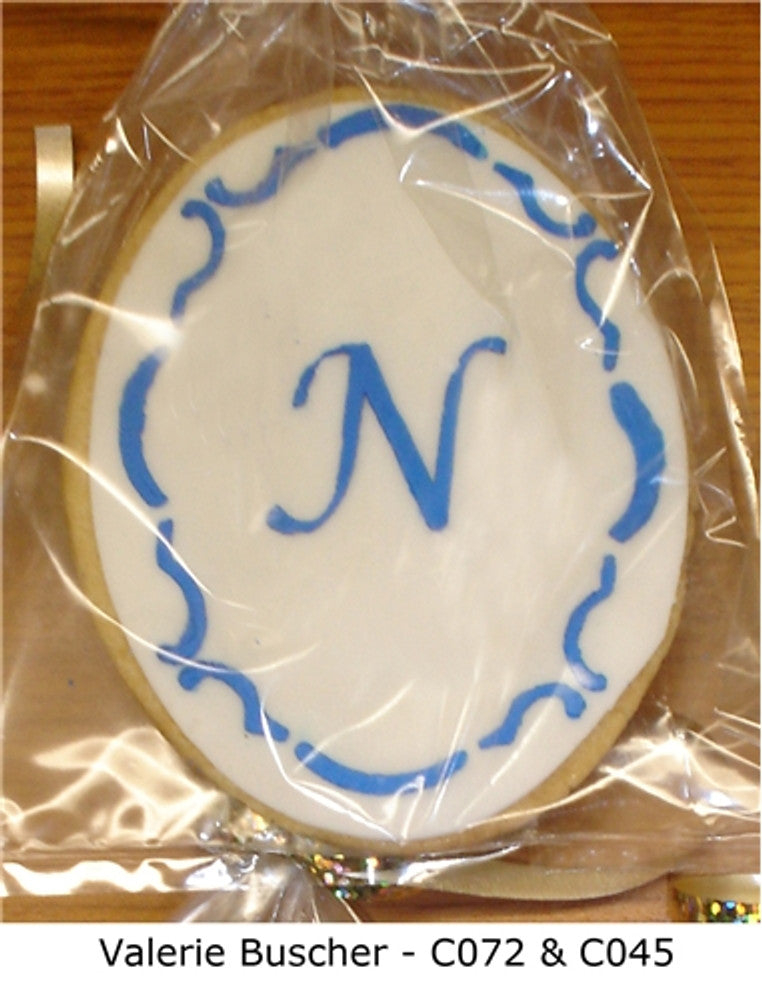 Alphabet Cake Stencil by Designer Stencils
