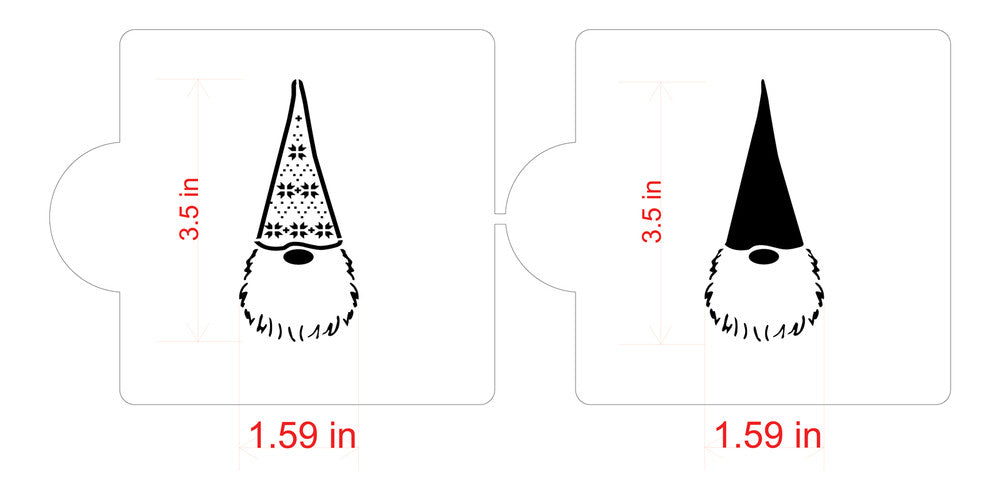 Gnome Cookie Stencil Set by Designer Stencils