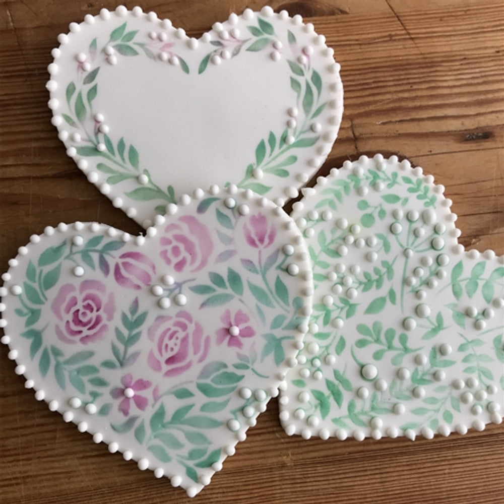 Vintage Hearts Cookies