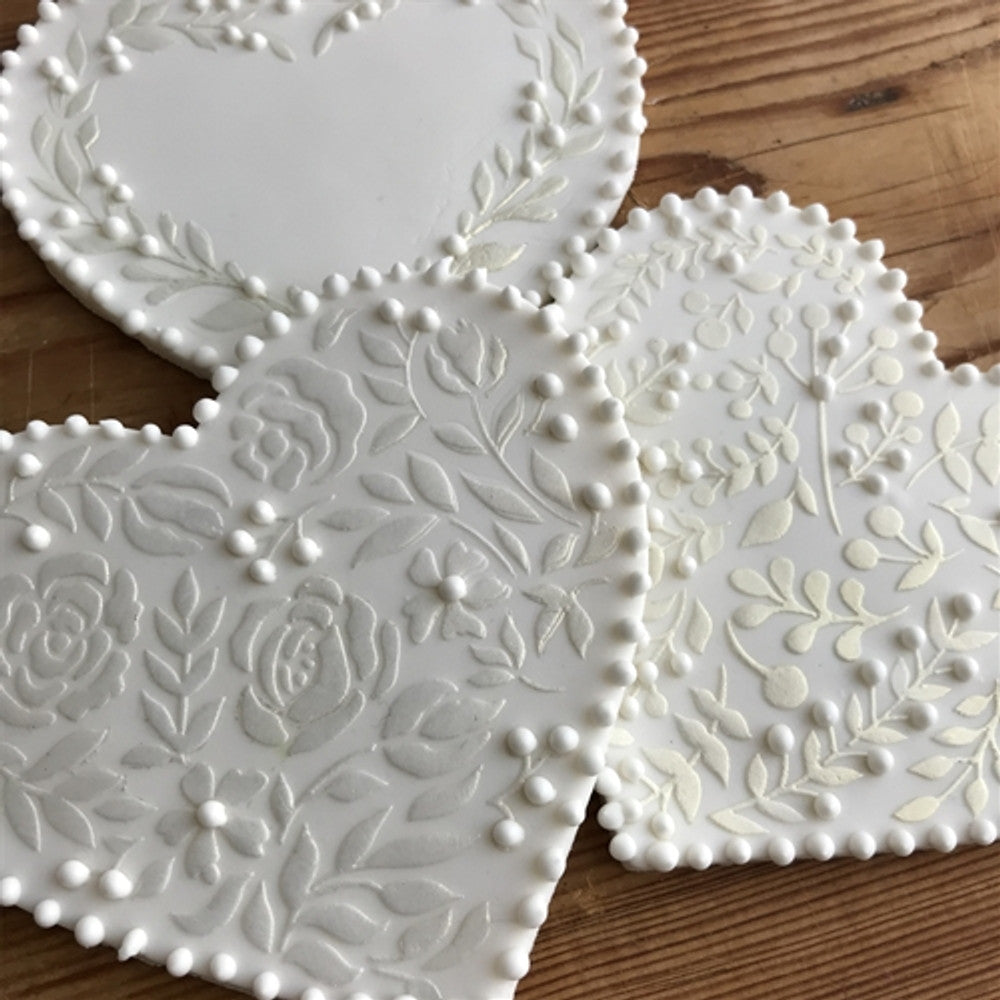 Vintage Hearts Cookies