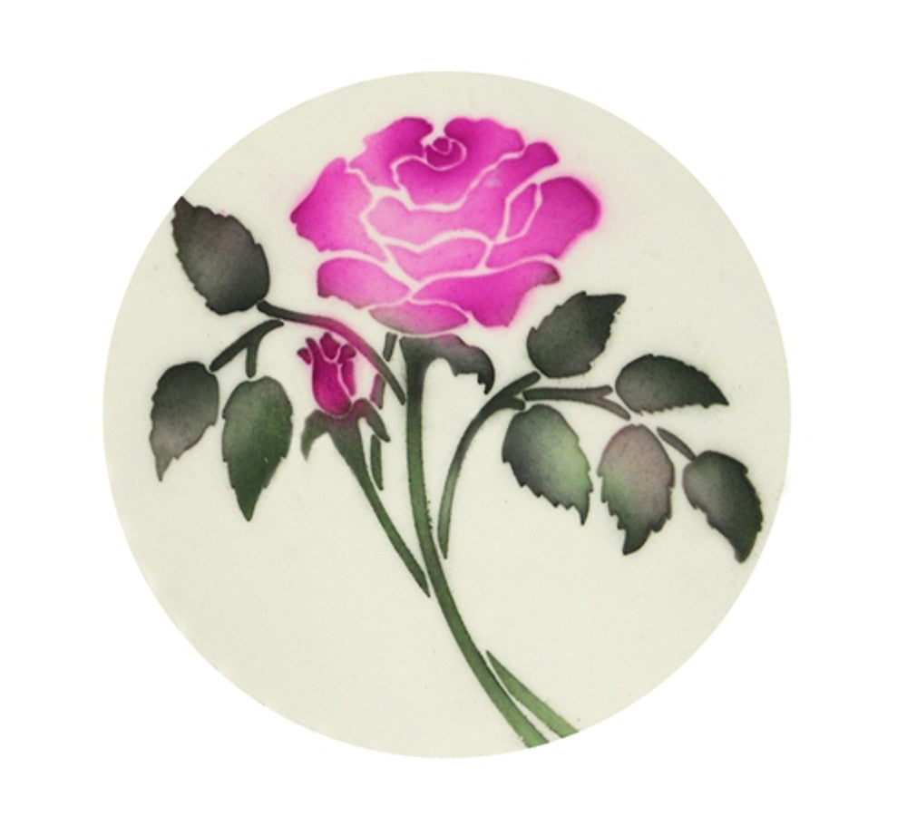 Rose Spray Cake Stencil Top by Designer Stencils Fondant