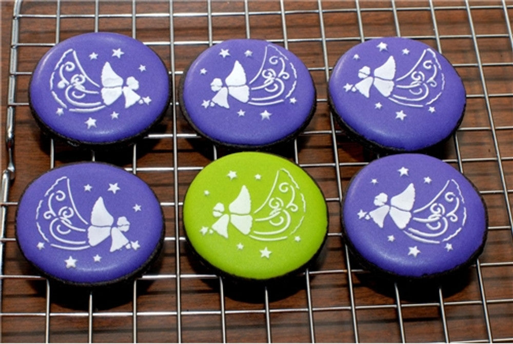 Christmas Round Cookie Stencil Set by Designer Stencils