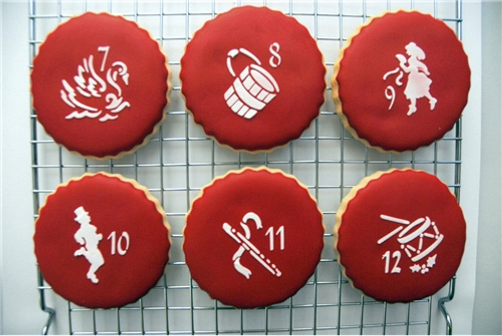 Twelve Days of Christmas Cookies
