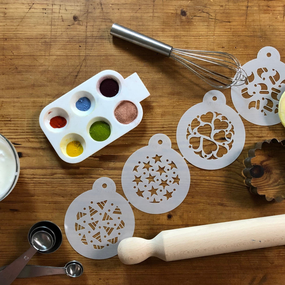 Year Round Holiday Round Cookie Stencil Set by Designer Stencils