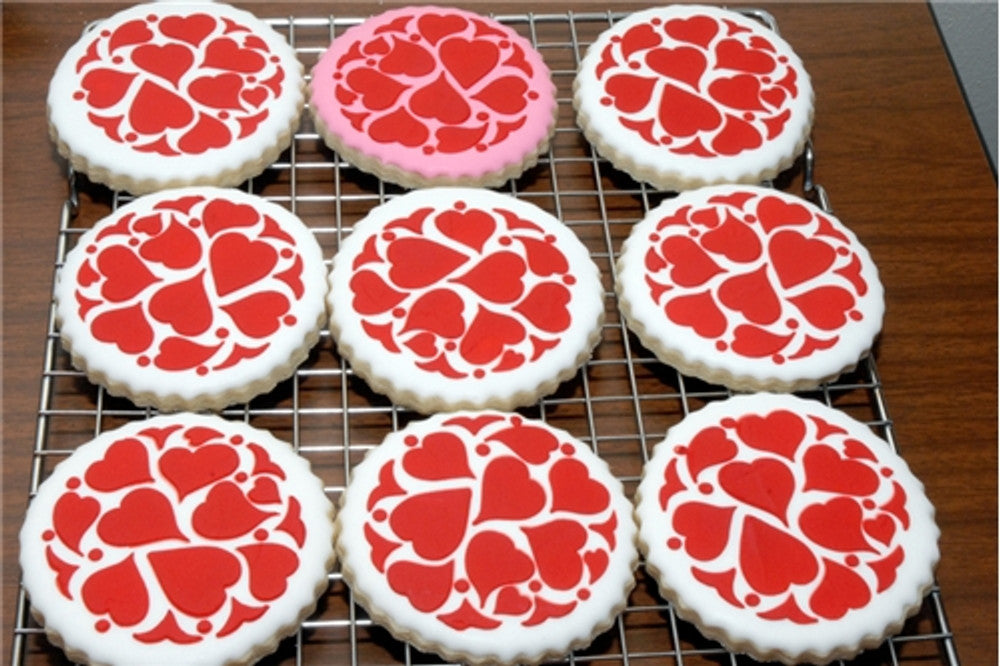 Year Round Holiday Round Cookie Stencil Set by Designer Stencils Cookies