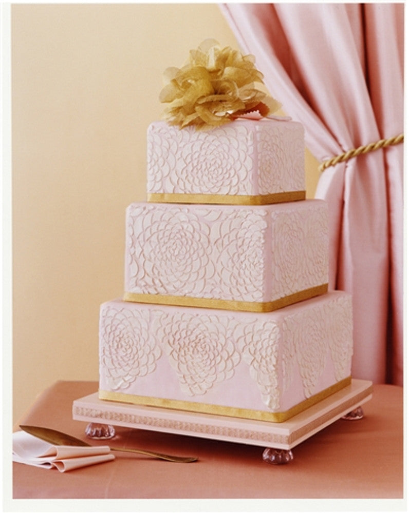 Camilla Rose Cake Side Stencil by Designer Stencils Cake
