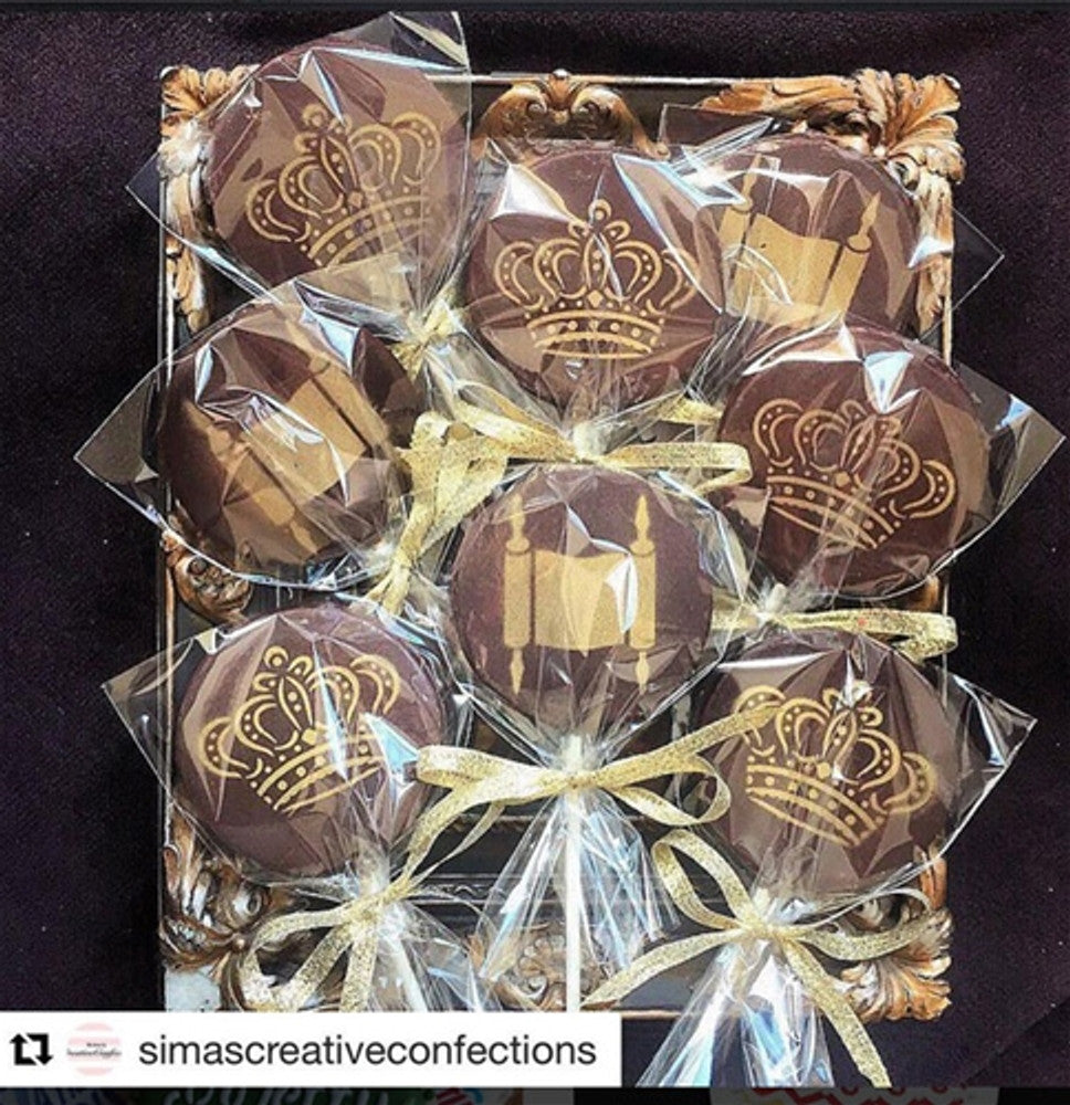 Royal Crowns Round Cookie Stencil Set by Designer Stencils