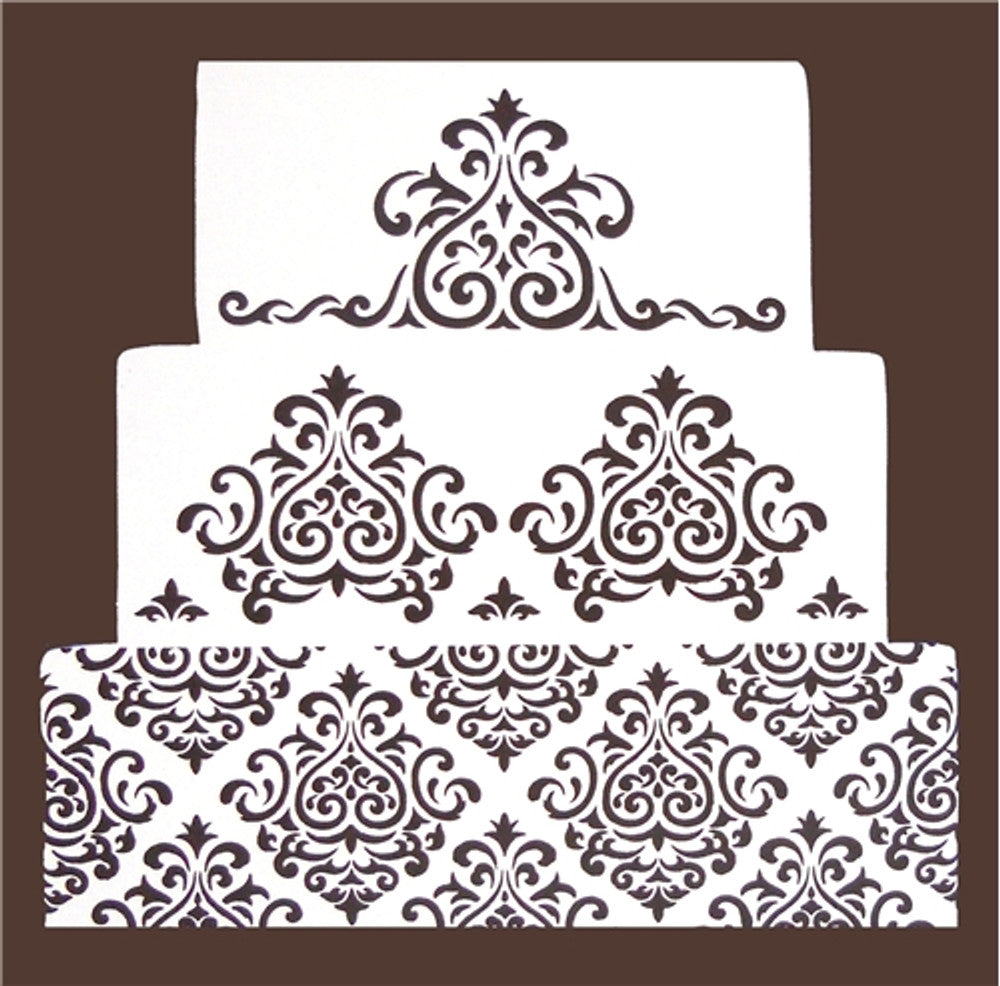 Elaine's Cake Stencil Set by Designer Stencils Fondant