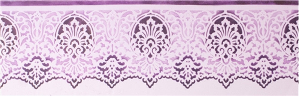 Victorian Lace Cake Stencil Side by Designer Stencils