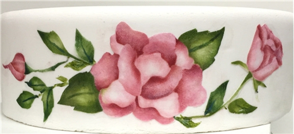 Multi-Layer Painted Roses Cake Stencil Set by Designer Stencils Cake