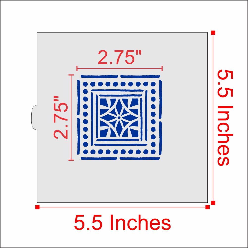 Measurements for the Matisse Tile Cookie