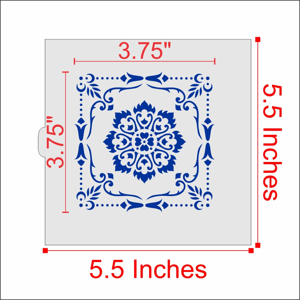 Parisian Tile Cookie Stencil by Designer Stencils
