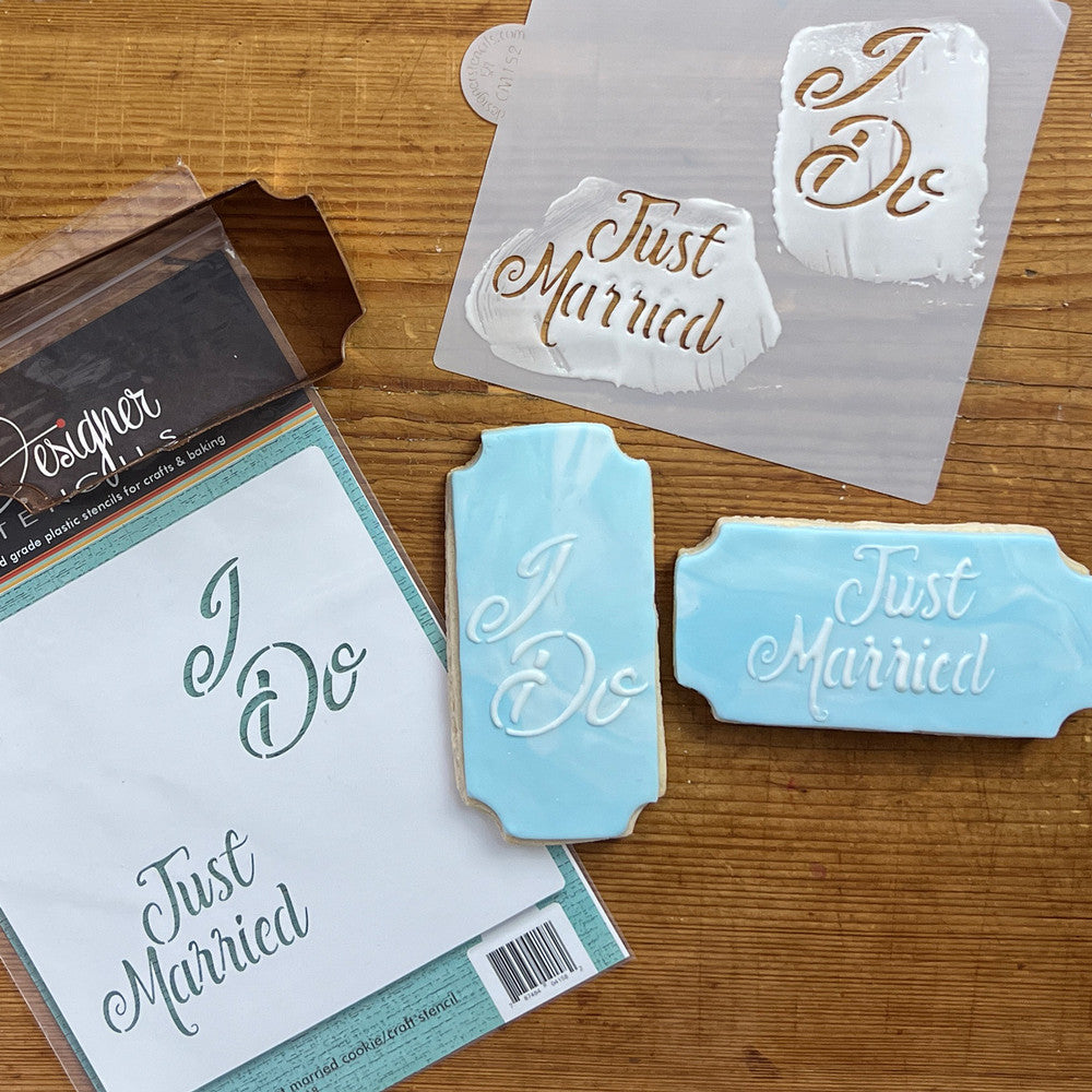 I Do Cookie Stencil by Designer Stencils