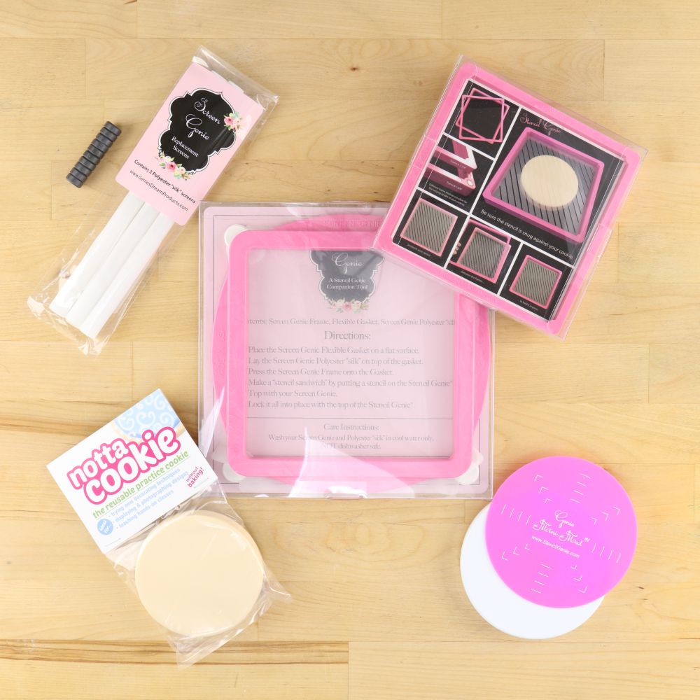 Stencil Genie Airbrushing Kit with turntable