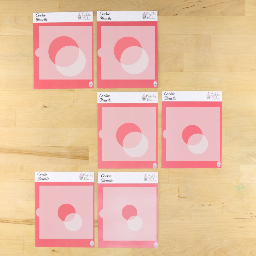 Round Blocker Stencils for Cookies