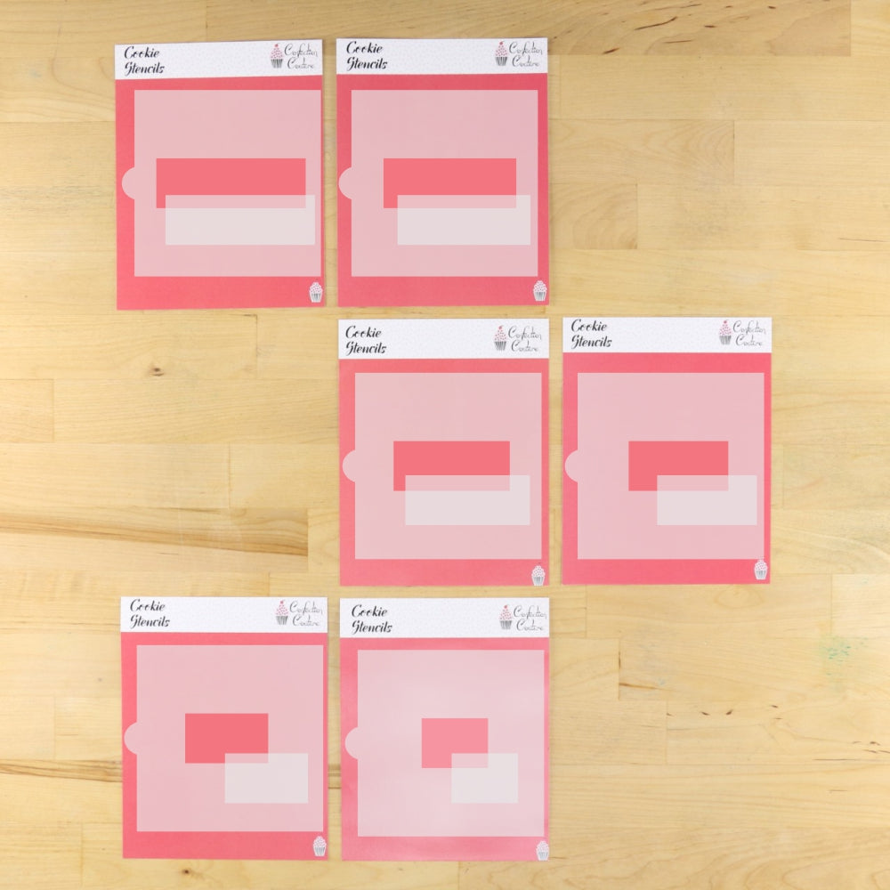 Rectangular Blocker Stencils for Cookies