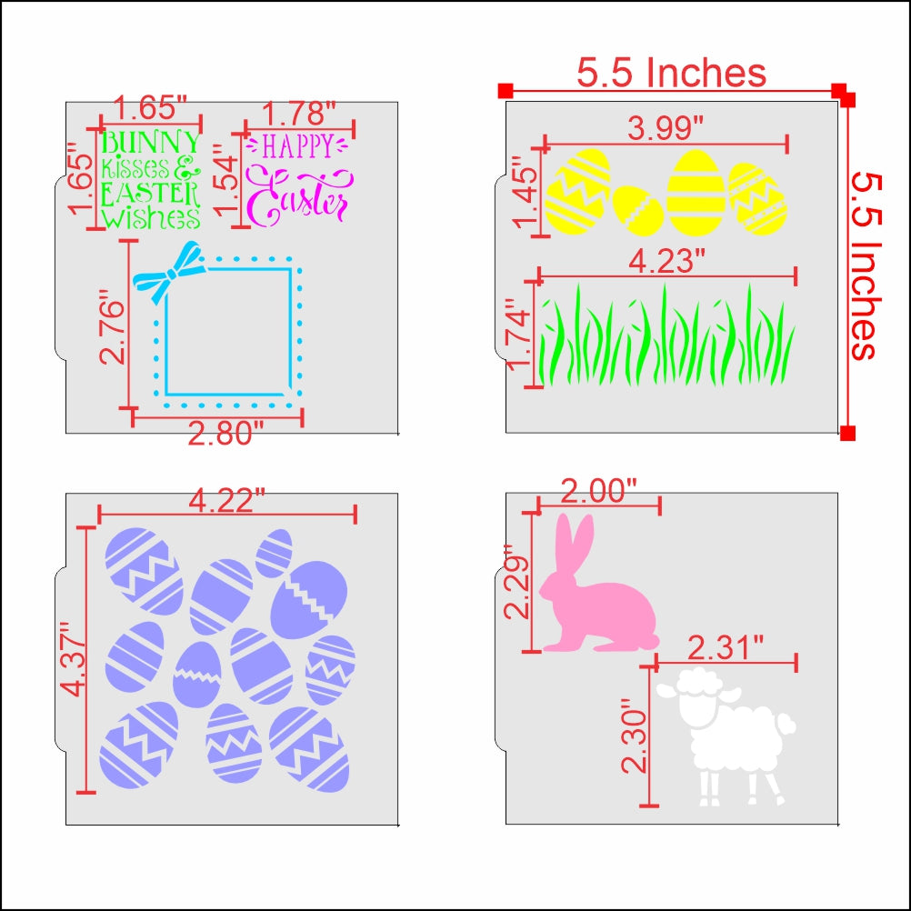 Easter Cookie Stencil Value Bundle