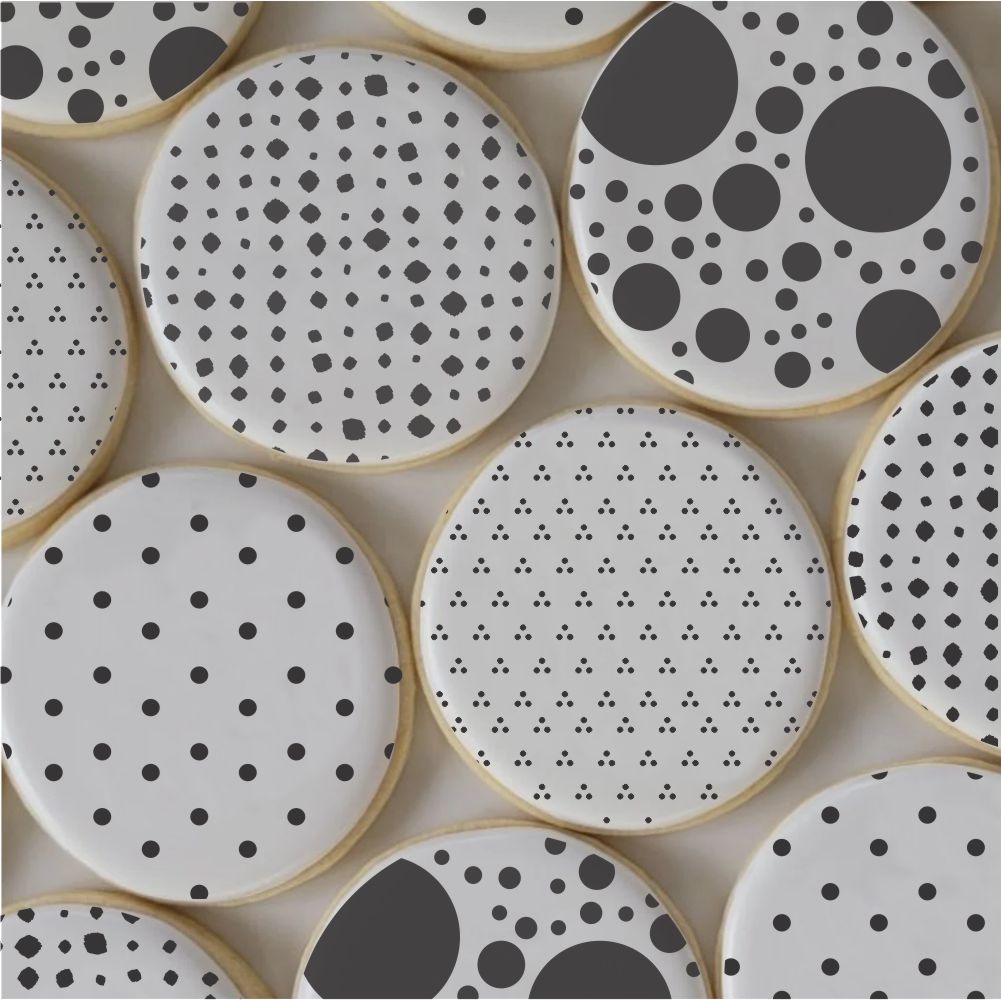 Polka Dot Cookie Stencils