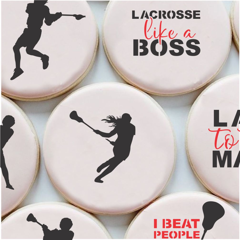 Lacrosse Cookie Stencil Bundles