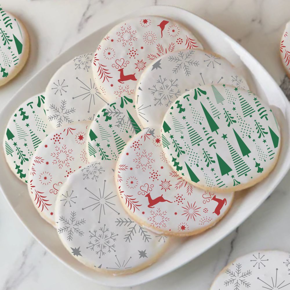 Christmas Backgrounds Cookie Stencil Value Bundle